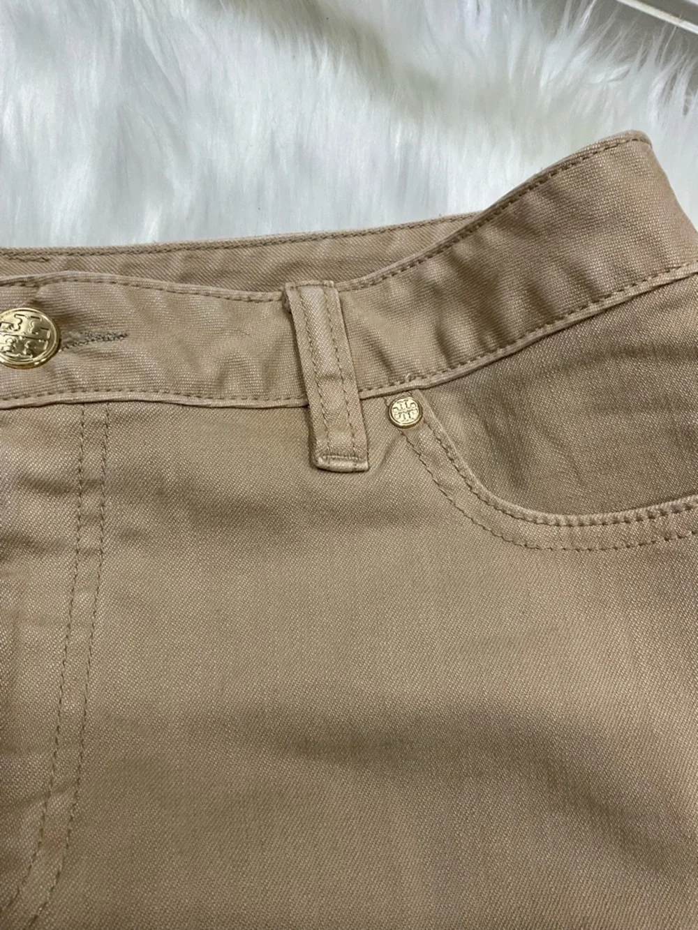 Tory Burch Khaki Tan Mini Skirt